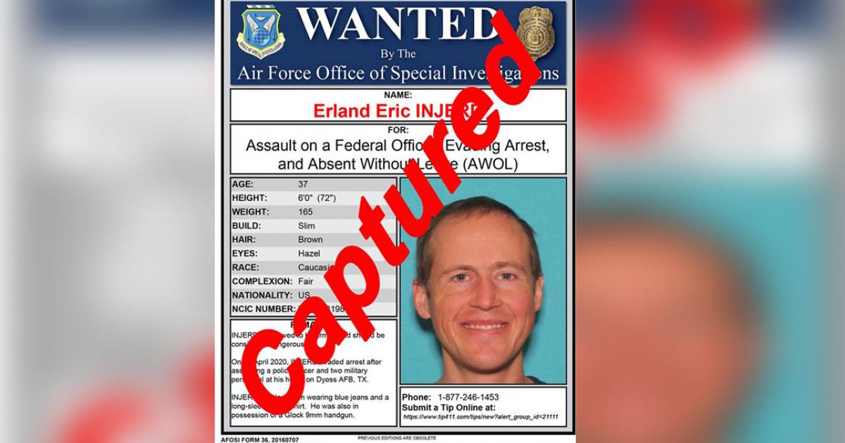 FBI Captures Fugitive Dyess Airman in the Metroplex